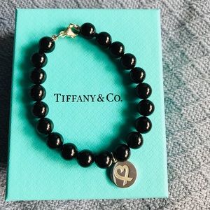 Tiffany&Co. black onyx bracelet